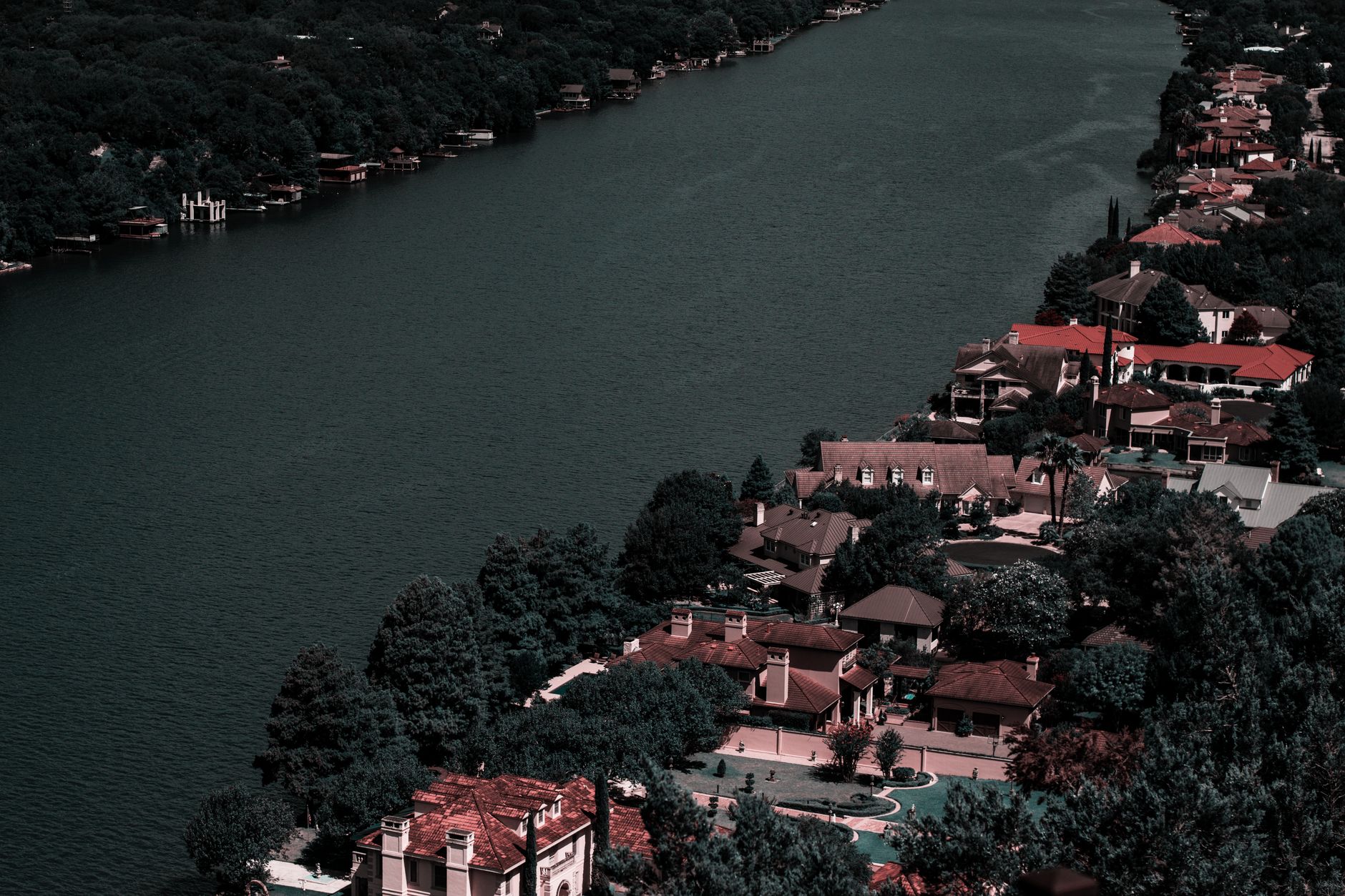 Single-family starter homes in an Austin area neighborhood popular with first-time home buyers